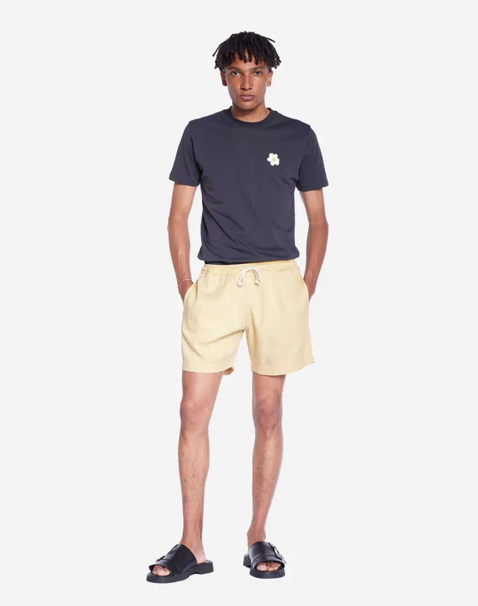 OLOW Bodhi short Tencel jaune pastel cordon