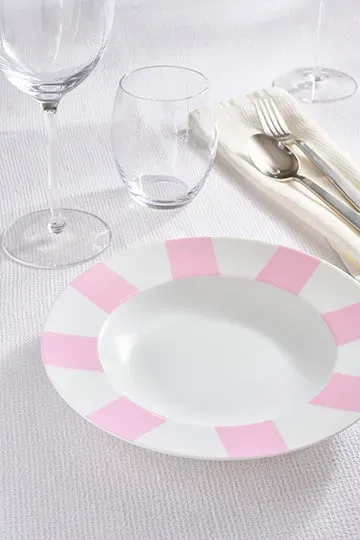Eden Park lot 6 assiettes dessert porcelaine roses 22,5 cm