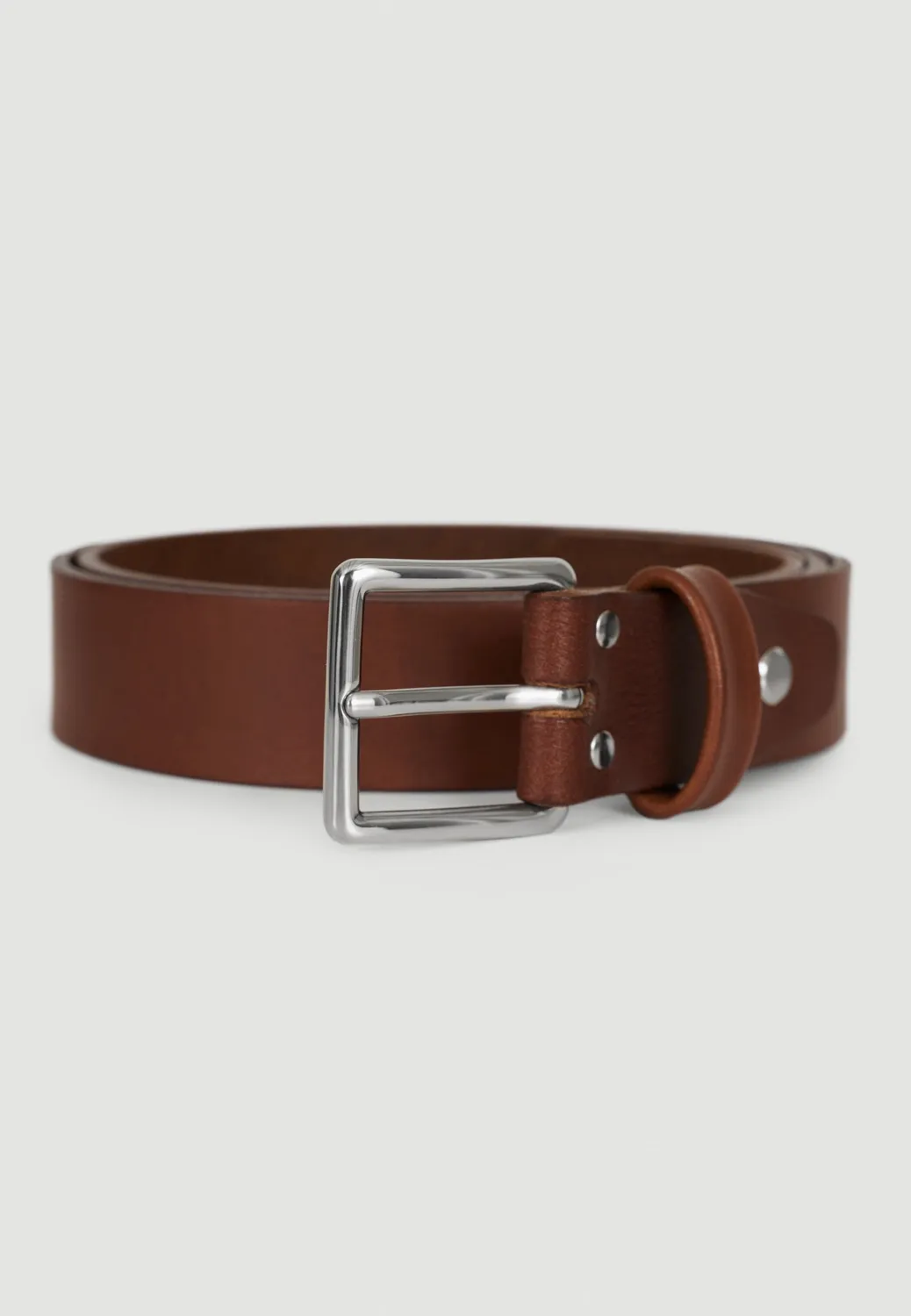 Loom ceinture classique cuir pleine fleur patinée