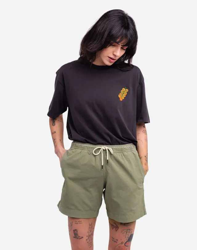 OLOW Tasty Tomatoes t-shirt noir homme loose