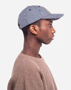 OLOW Bud casquette six pans rayée coton