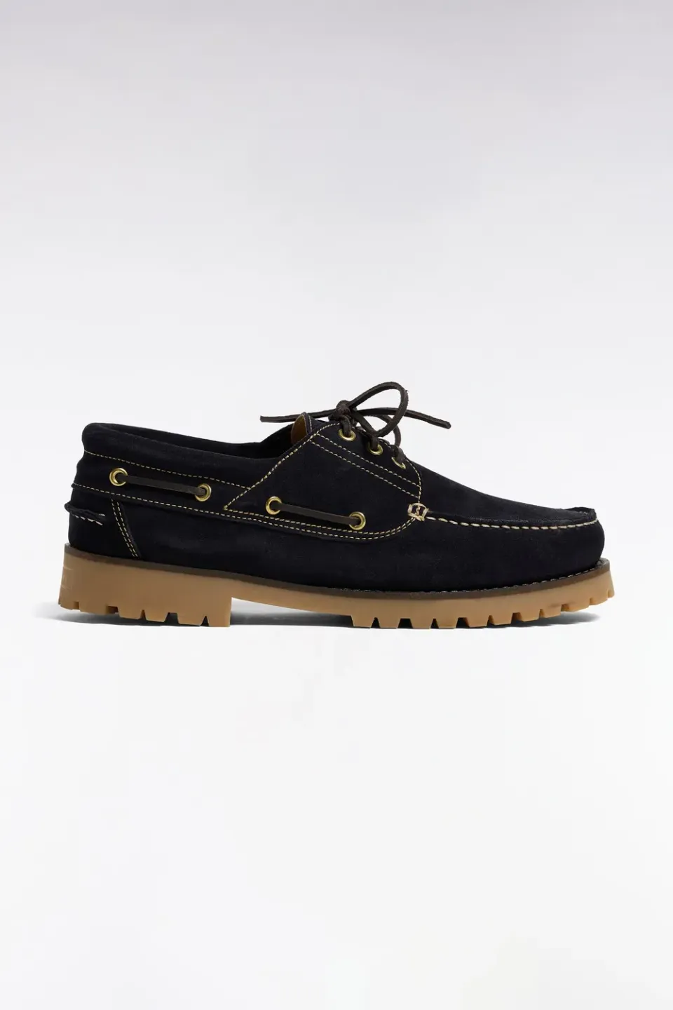 Eden Park chaussures bateau marine suédé cuir homme
