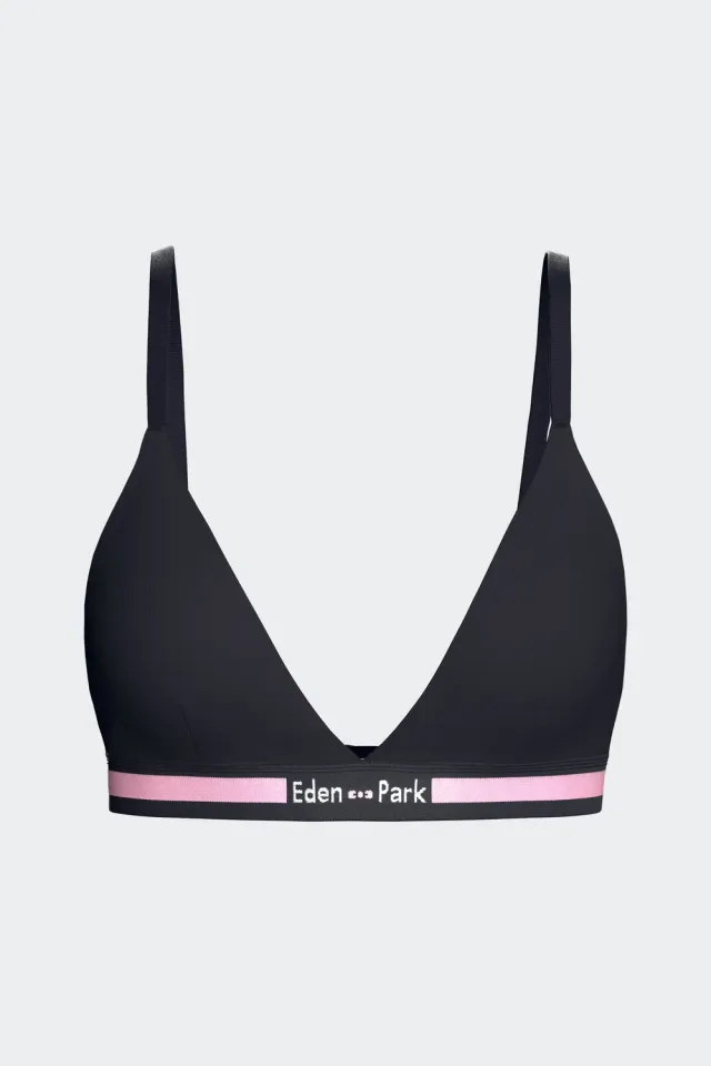 Eden Park soutien-gorge triangle coton stretch marine