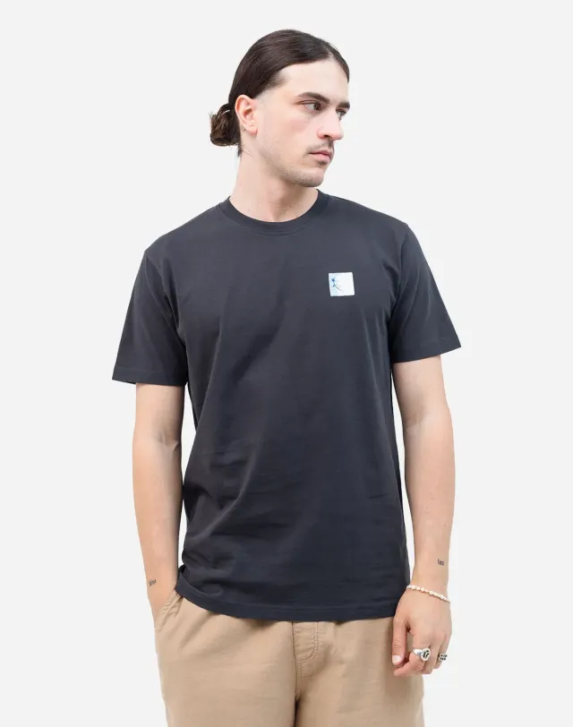OLOW Good Time t-shirt noir carbone coton bio