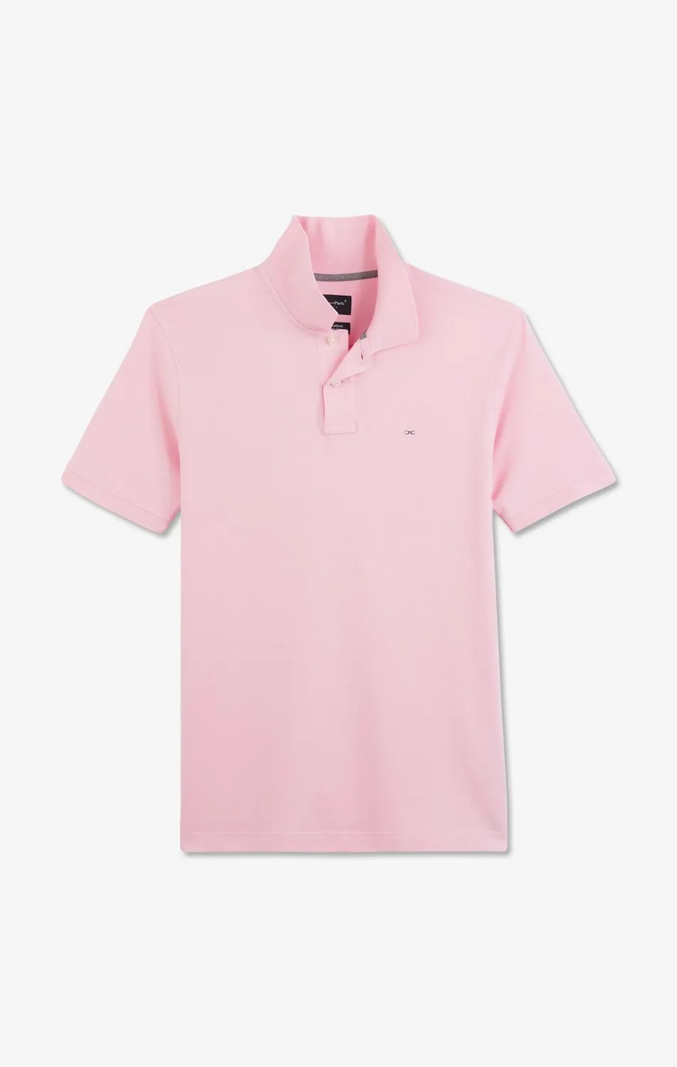 Eden Park polo rose homme coton pima stretch slim