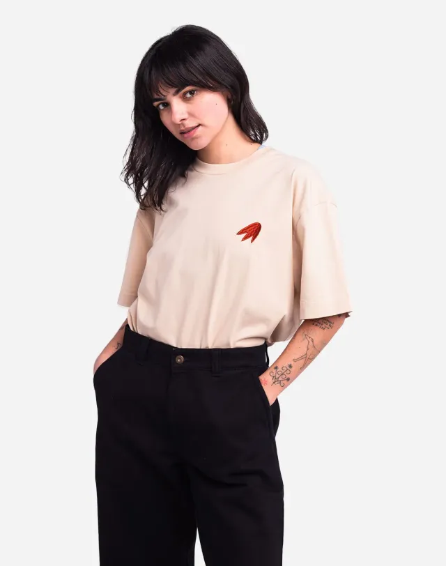 OLOW Oisel t-shirt ample crème coton bio