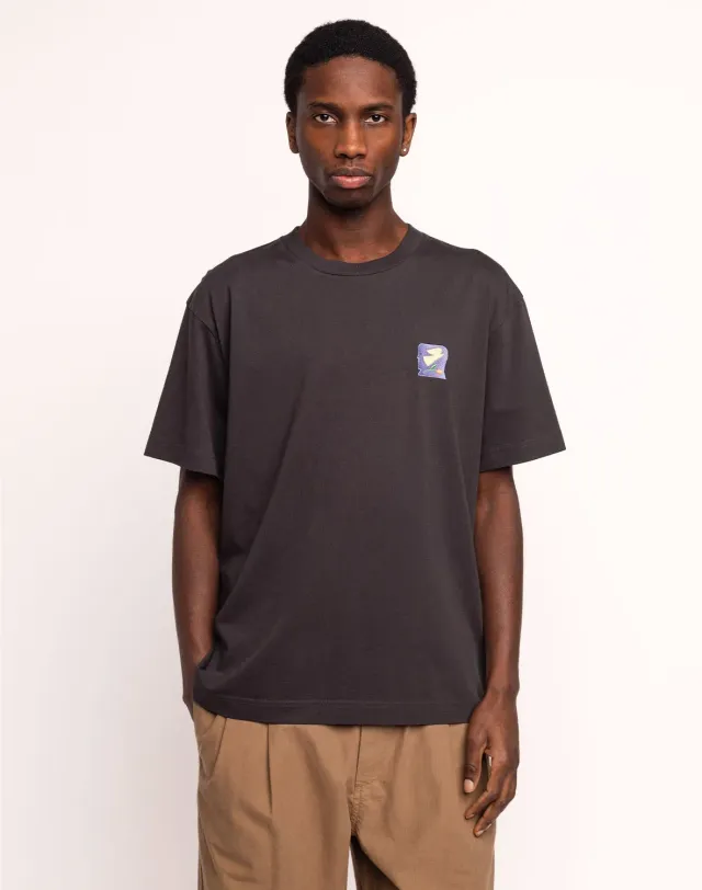 OLOW Elsewhere t-shirt noir carbone coton bio