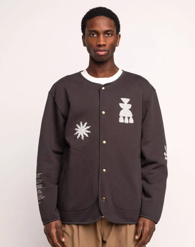 OLOW Okina sweat noir carbone molleton 430g