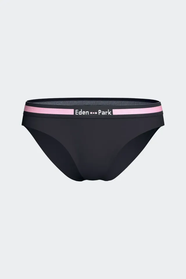 Eden Park culotte coton stretch marine taille élastiquée