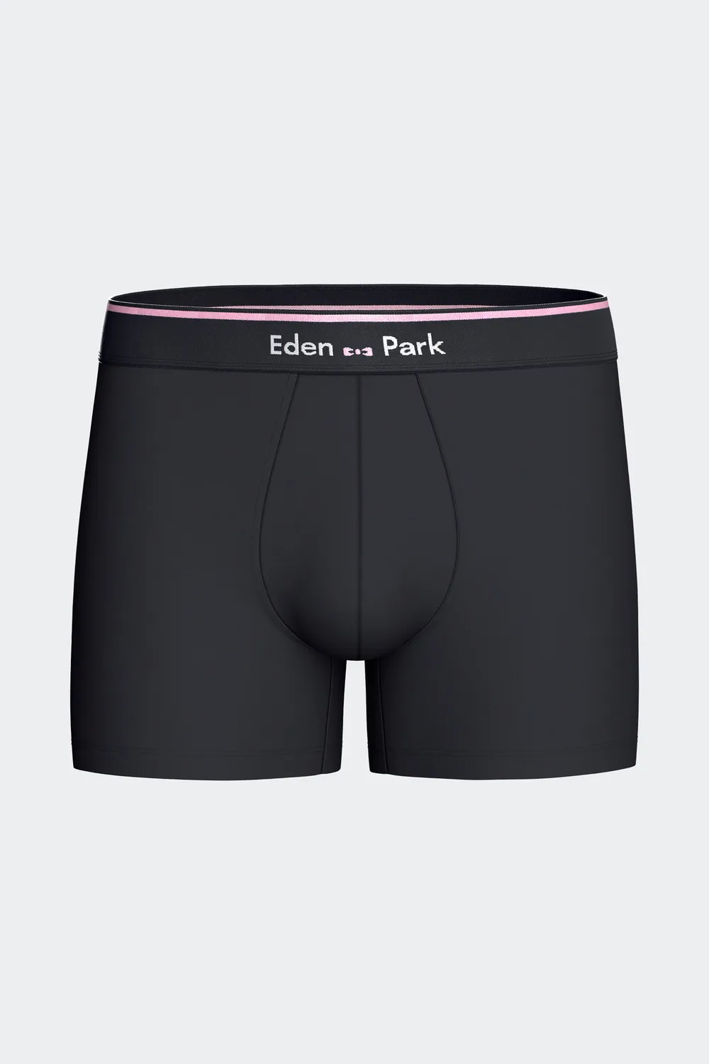 Eden Park lot 2 boxers coton marine rose stretch