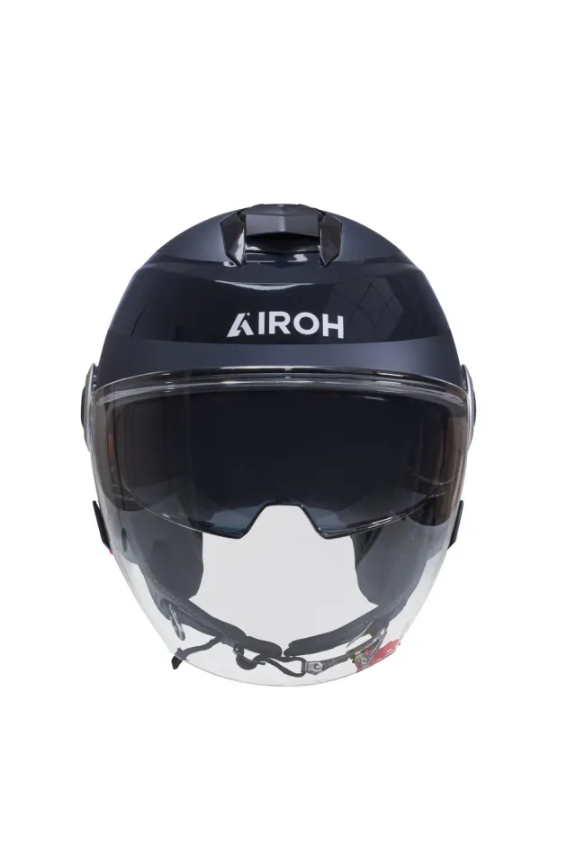 Eden Park x Airoh casque moto bleu marine