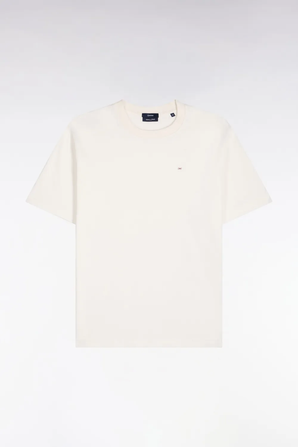 Eden Park t-shirt écru coton mercerisé coupe loose
