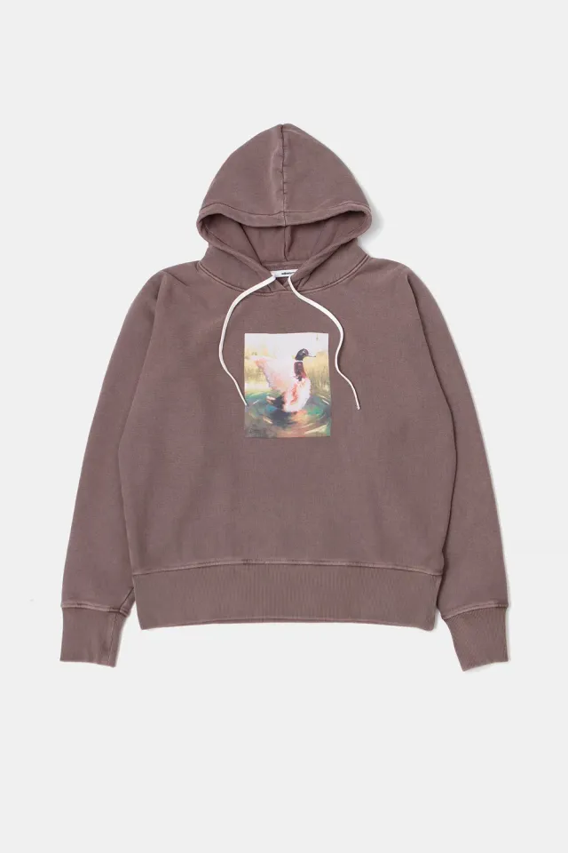 Edmmond Studios Tour sweat capuche chocolat canard 450g