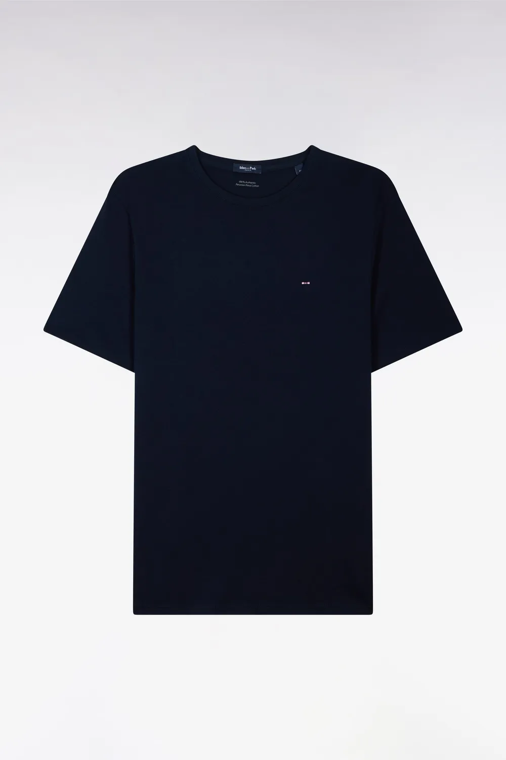 Eden Park t-shirt manches courtes bleu marine coton Pima