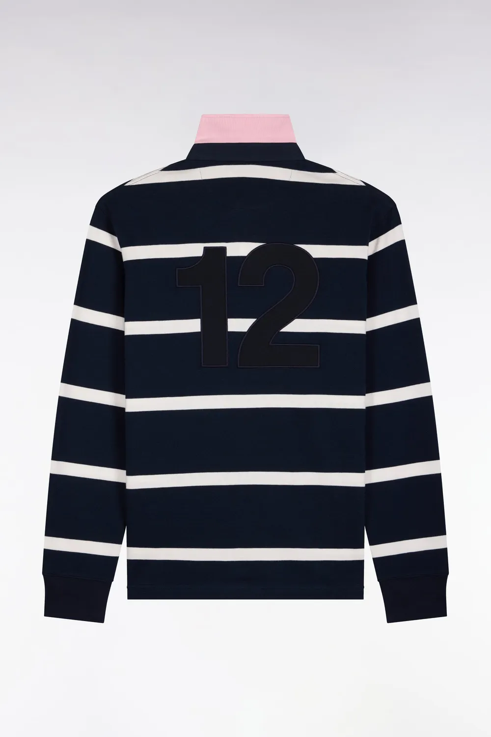 Eden Park maillot rugby coton marine rayé