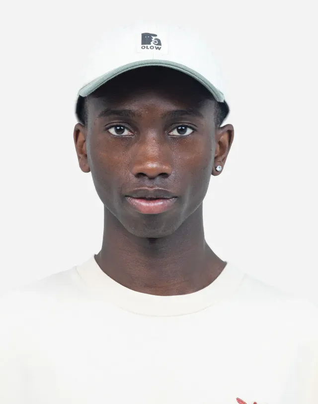 OLOW Stanton casquette écru six panneaux coton