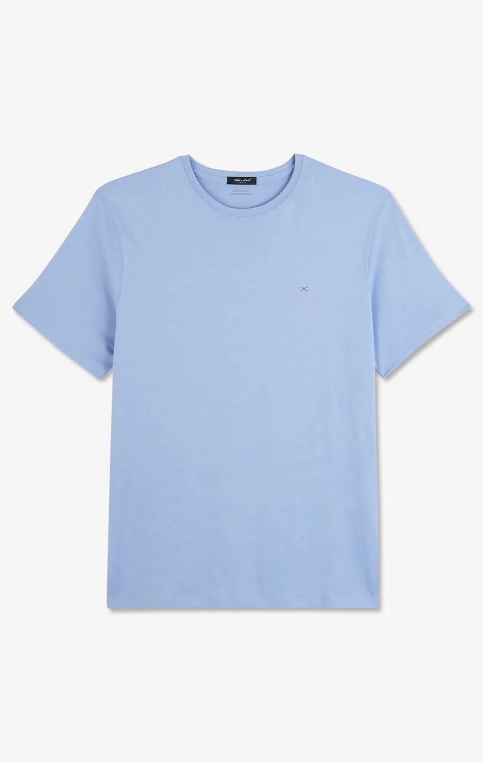 Eden Park PPKNITCE0007 t-shirt homme bleu coton pima