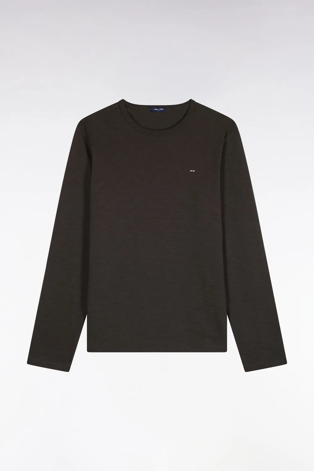 Eden Park H26MAITL0006 t-shirt kaki manches longues