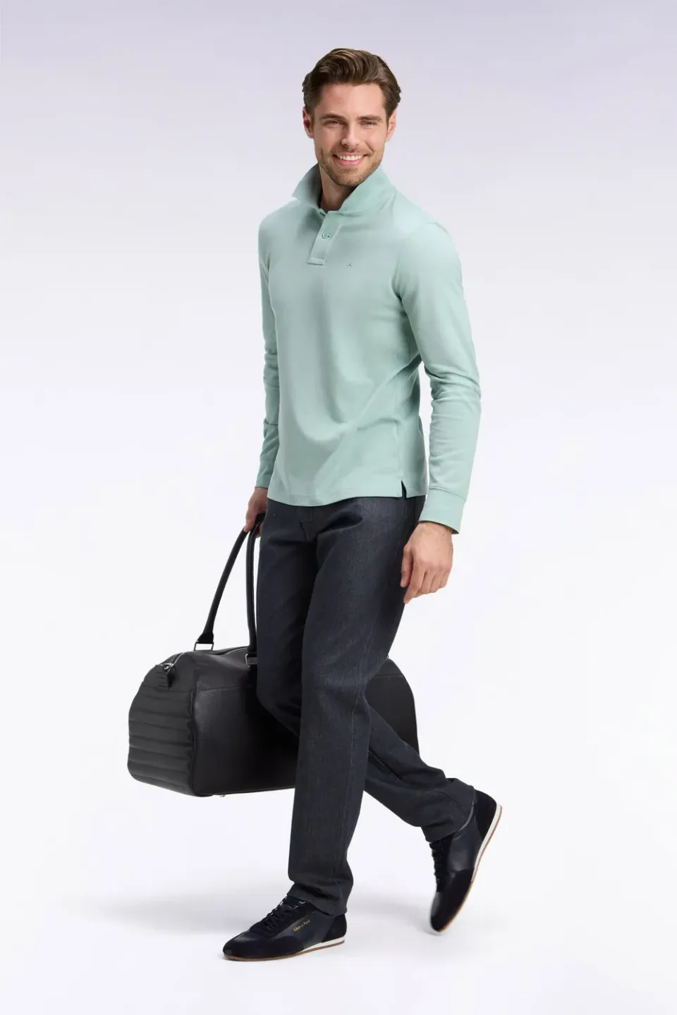 Eden Park jean stretch gris foncé regular 5 poches