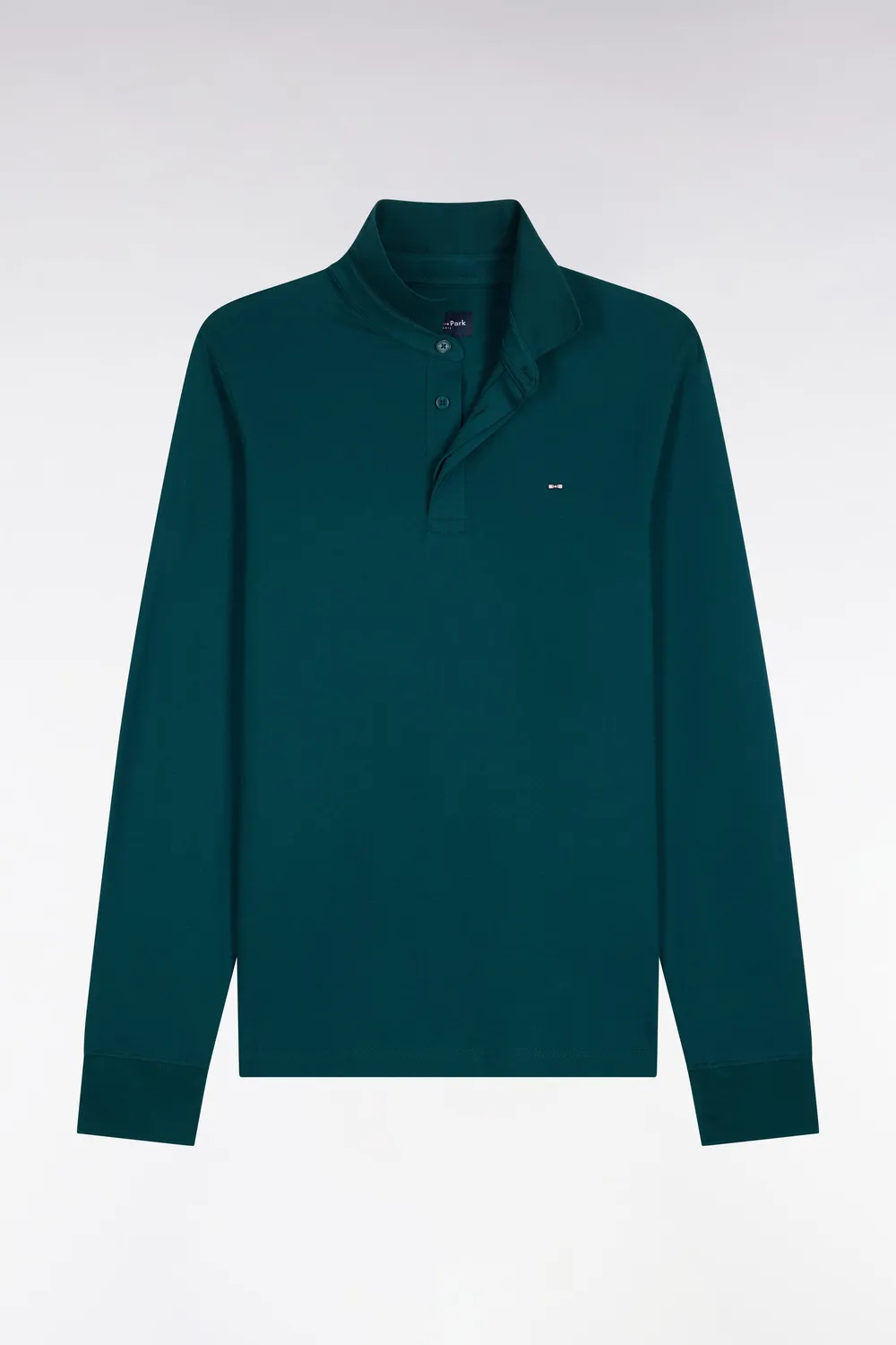 Eden Park H26MAIPL0005 polo vert manches longues slim