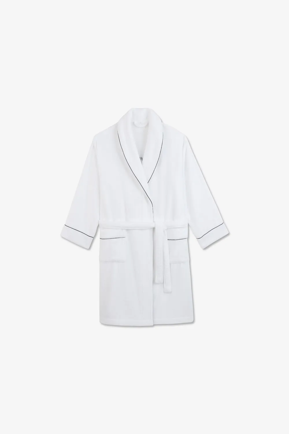 Eden Park peignoir blanc coton brodé