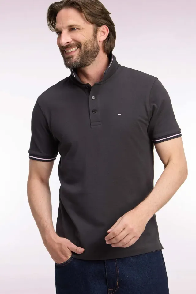 Eden Park Legend Rugby H26MAIPC0005 polo marron piqué