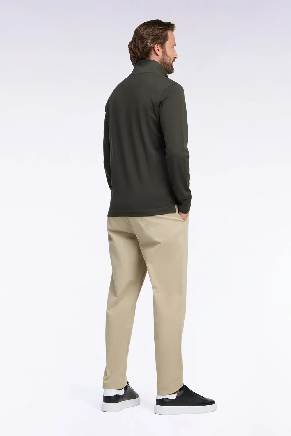 Eden Park Legend Rugby chino beige regular piqué stretch