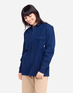 OLOW Decré chemise denim bleu ripstop