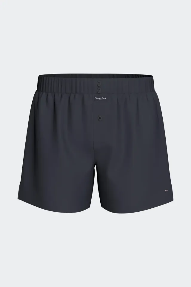 Eden Park Caleçon popeline coton marine homme