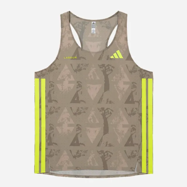 Labrum Adizero débardeur running argent recyclé