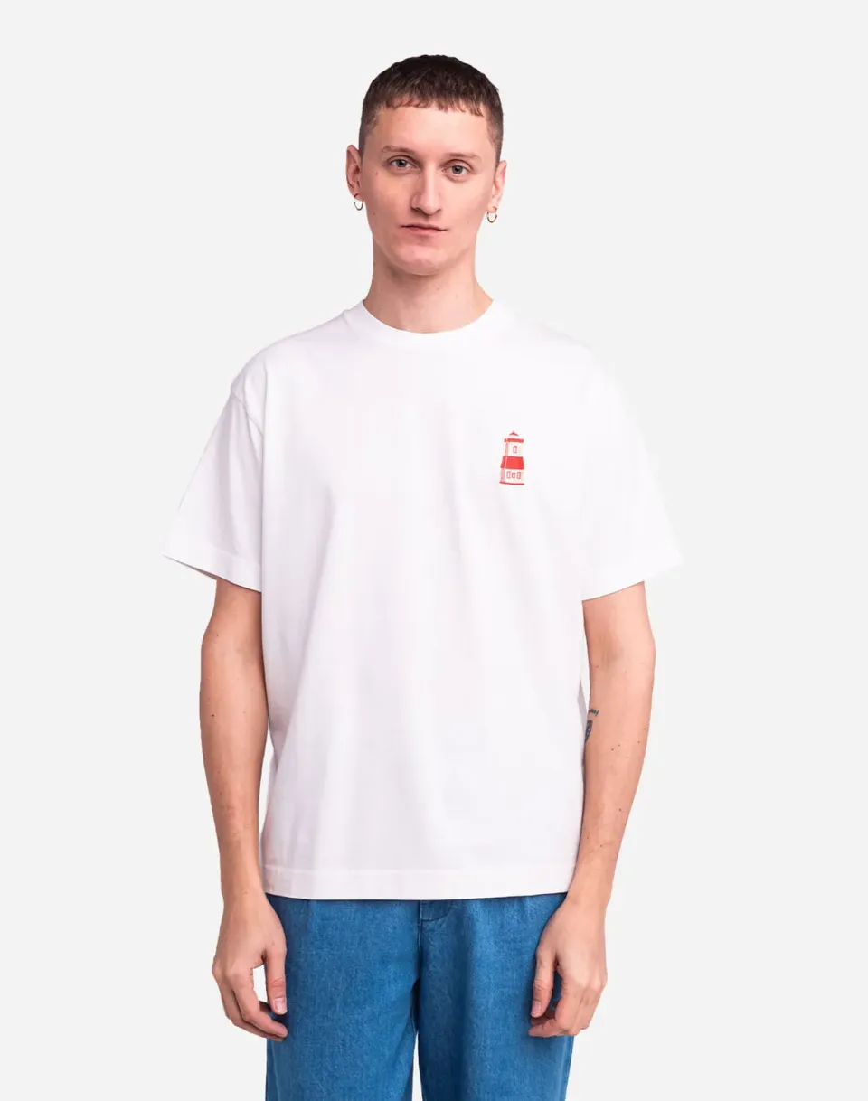 OLOW Light-House t-shirt ample écru coton bio