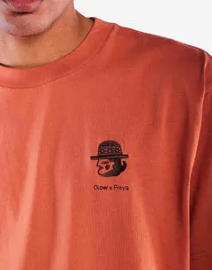 OLOW Sabanero t-shirt col mandarin loose