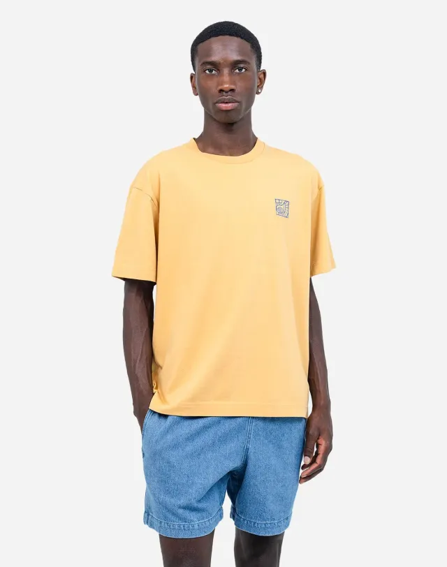 Olow Jazzy t-shirt ample ocre coton bio