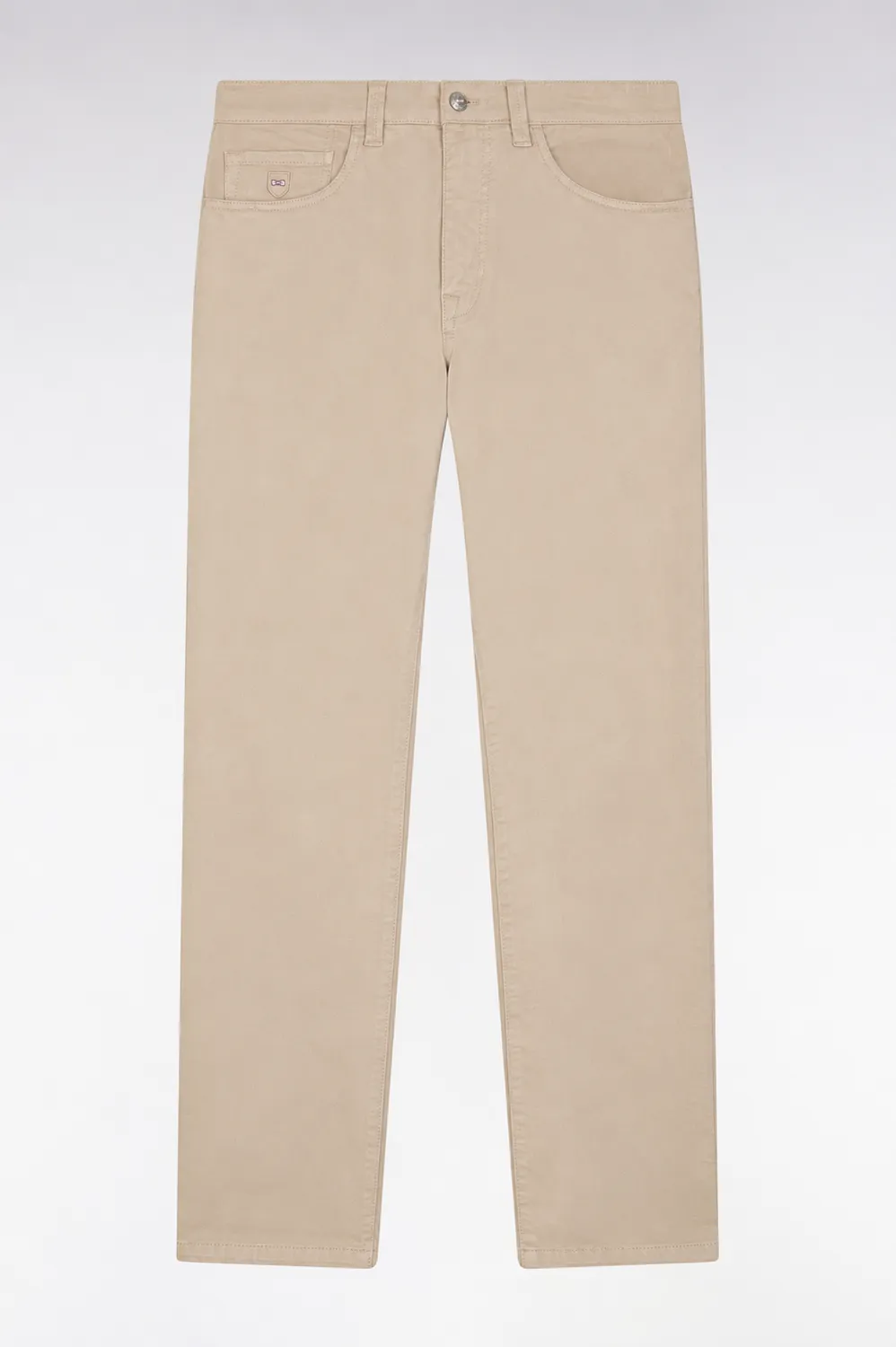 Eden Park Legend Rugby pantalon 5 poches beige stretch