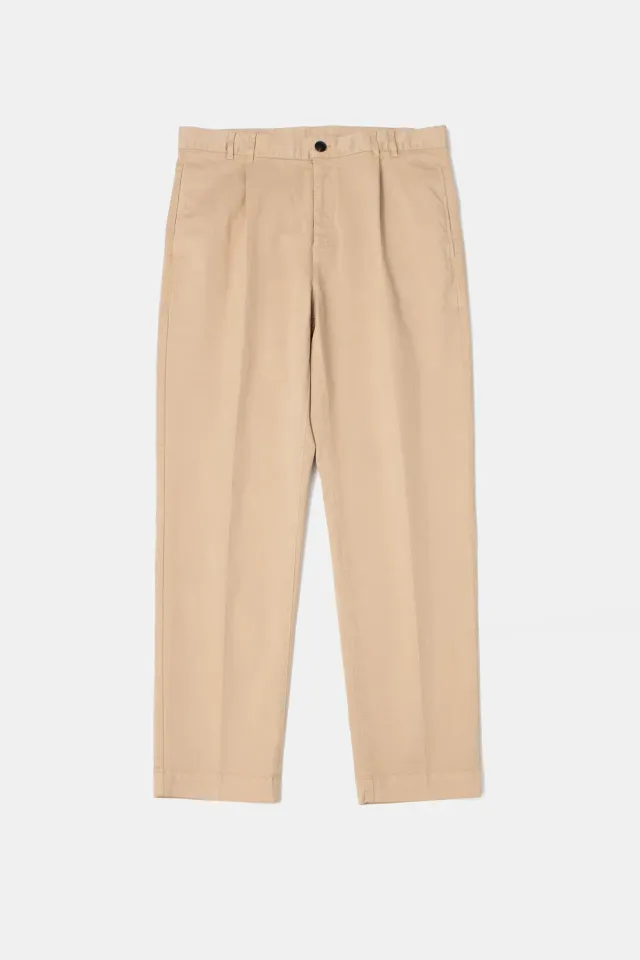Edmmond Studios Alan Pant pantalon homme beige à pinces