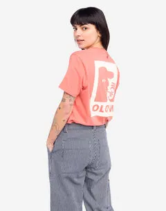 OLOW Portrait t-shirt rose minéral coton bio