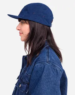OLOW Flower casquette five panel denim bleu coton