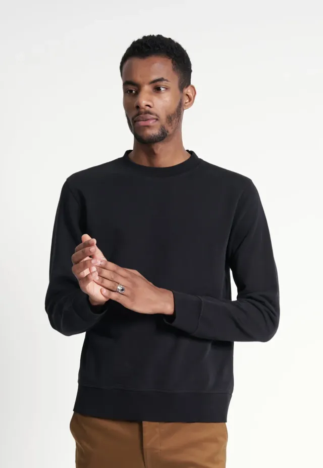 Loom sweat génération 1 sweat coton noir French Terry