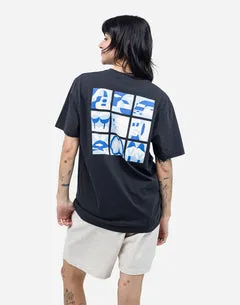 OLOW Good Time t-shirt coton bio noir carbone