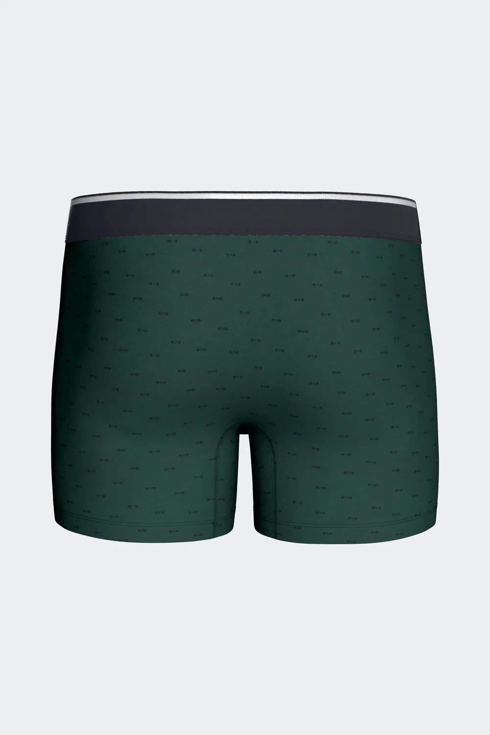 Eden Park boxer coton stretch kaki micromotifs