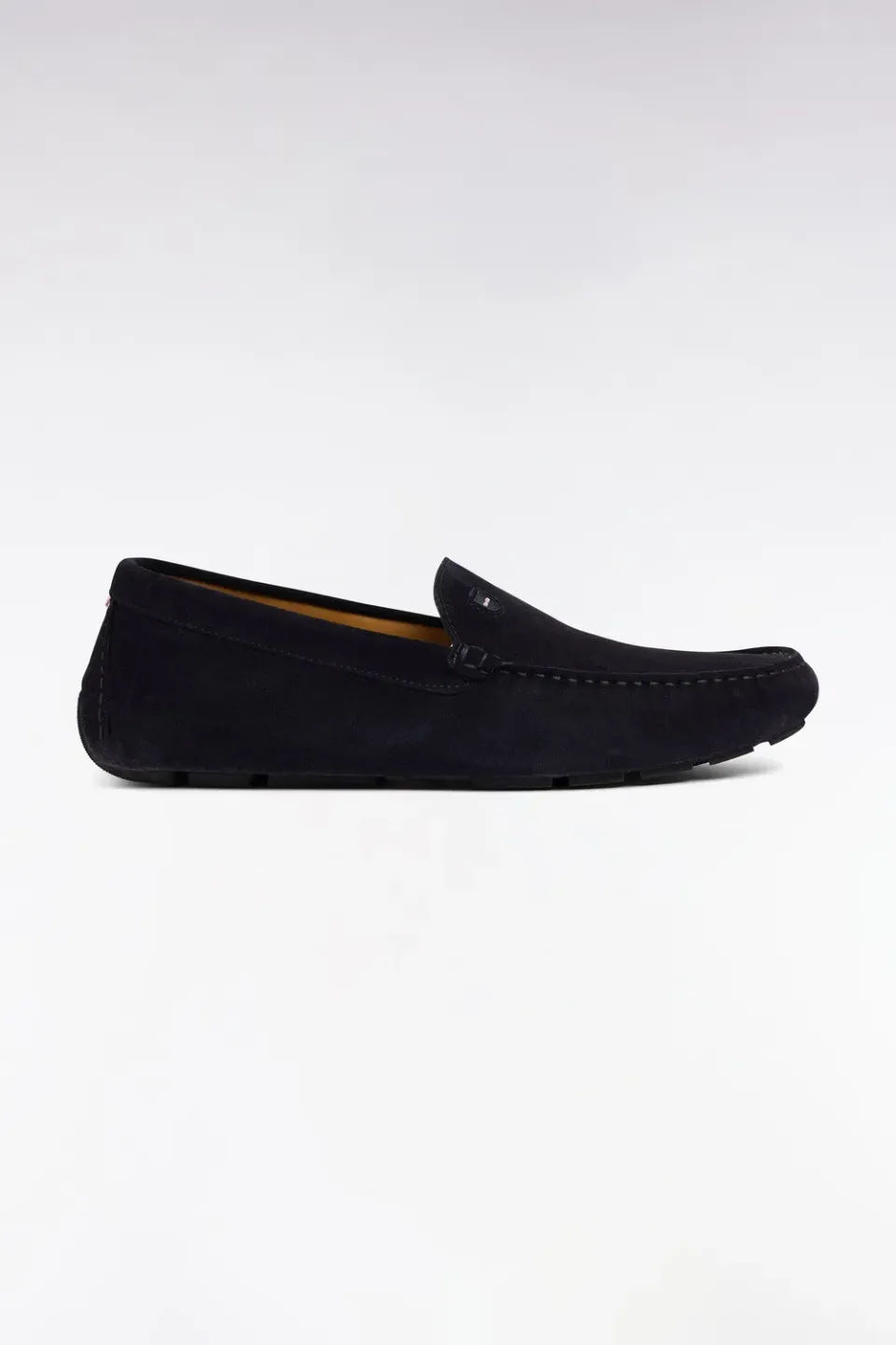 Eden Park mocassins cuir suédé bleu marine homme