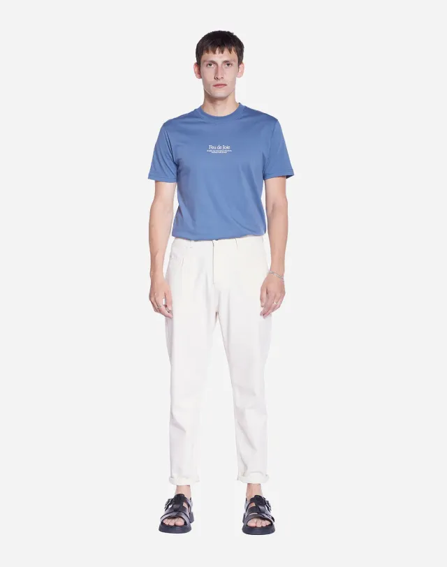 OLOW Jacquot pantalon workwear écru coton bio