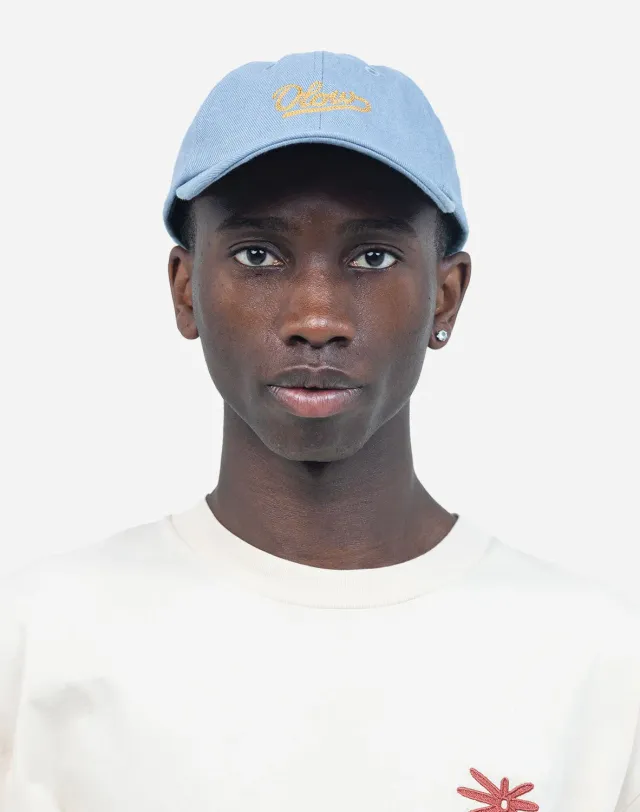 OLOW Signature casquette six panels bleu azur coton bio