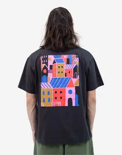 OLOW City t-shirt homme noir carbone coton bio
