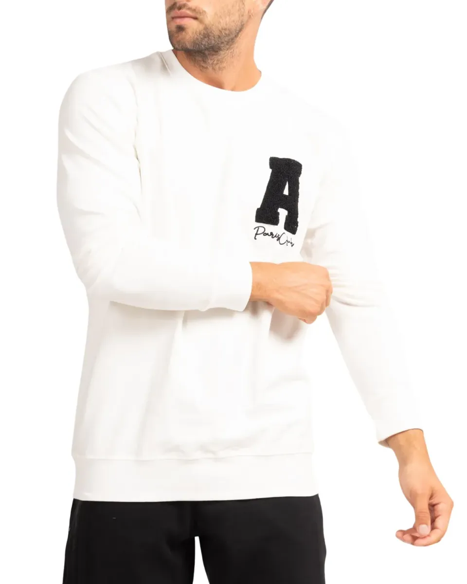 Subliminal Mode BX728 sweat homme col rond taille L uni