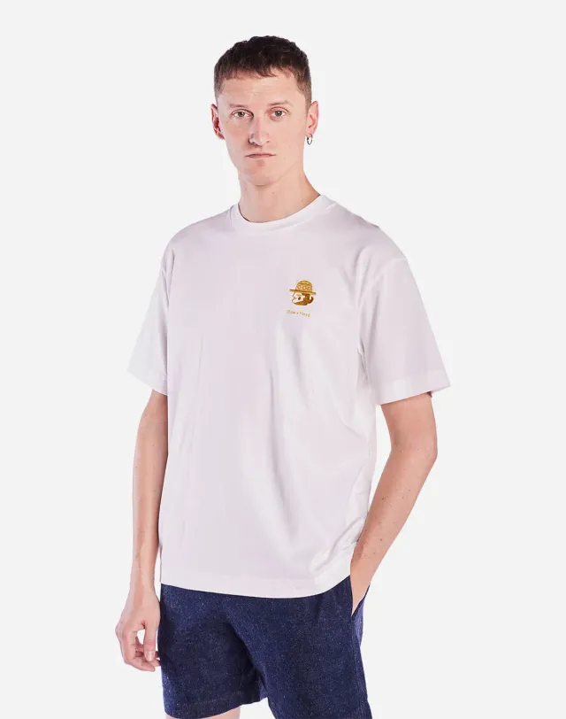 Olow Sabanero t-shirt loose écru coton