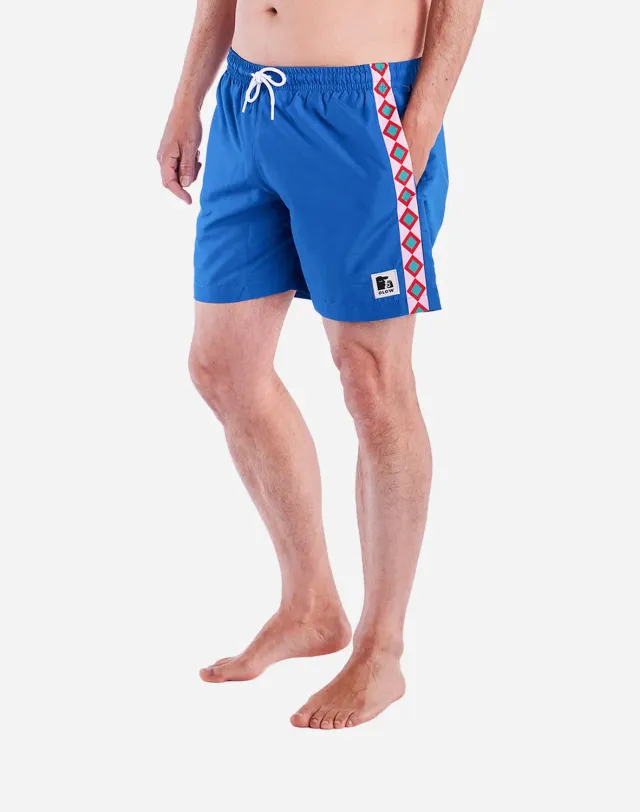 OLOW Tambor short de bain bleu polyester recyclé