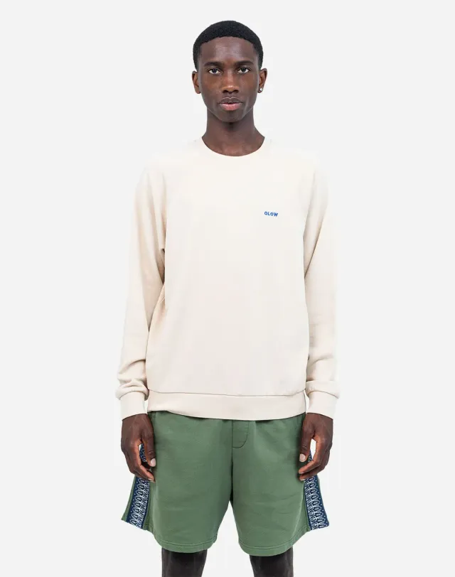 OLOW Party sweat crème broderie coton bio