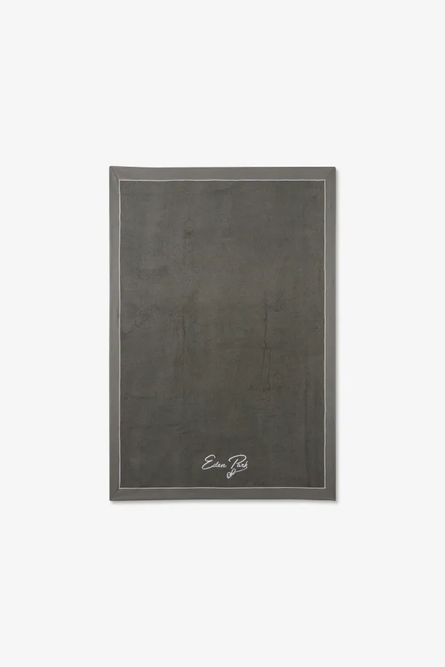 Eden Park serviette bain grise 100x50 coton