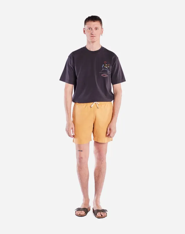 OLOW Bodhi short jaune ocre ample tencel taille élastique